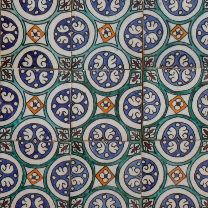 Handbemalte Fliese – Andalusisches Dekor