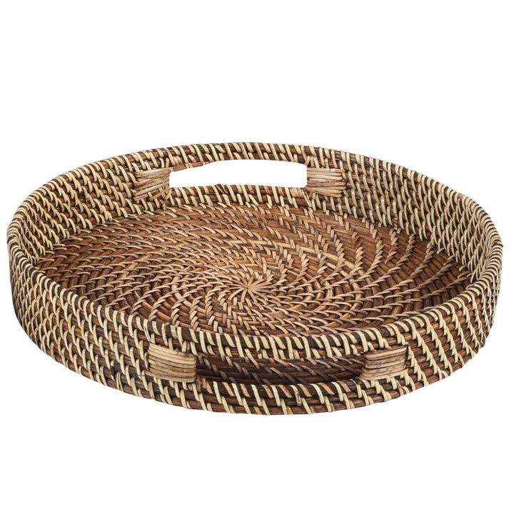 Rattan Tablett Bea rund