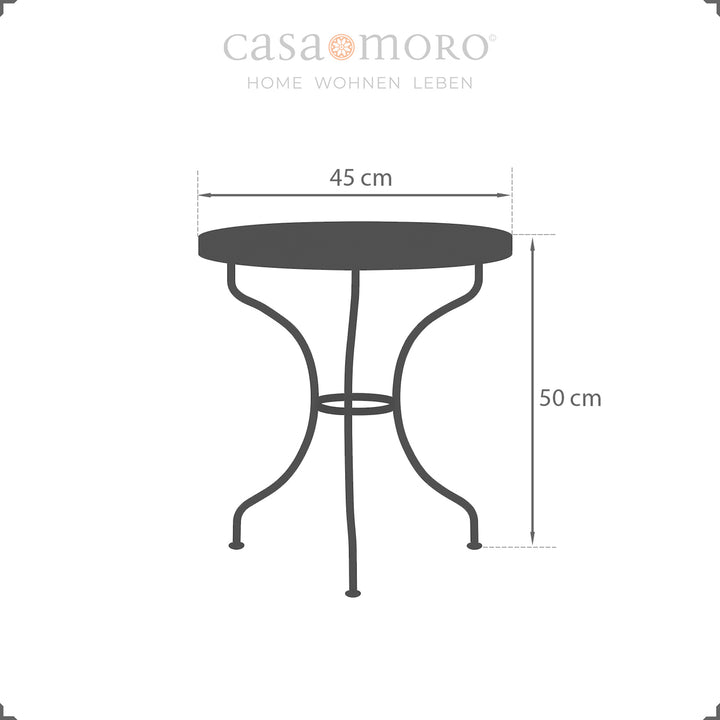 Mosaiktisch mit orientalischem Muster in kräftigem Rot, ideal für Wohnzimmer oder Terrasse