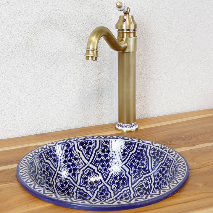 Handbemaltes Waschbecken