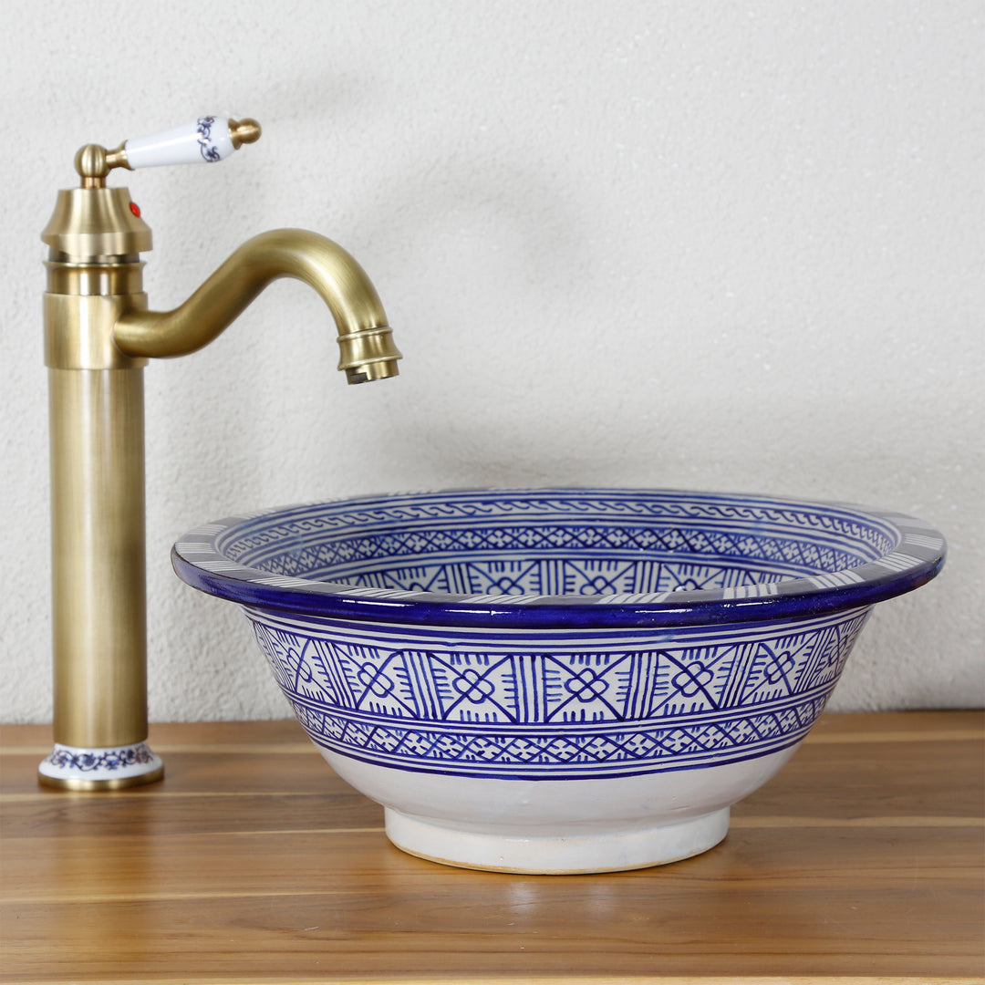 Keramik Aufsatzwaschbecken Rund