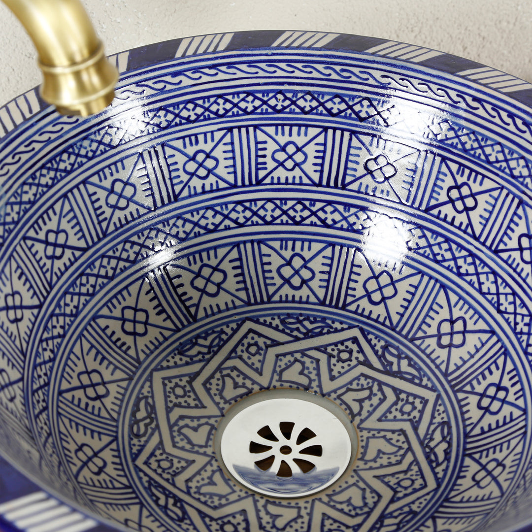 Keramik Aufsatzwaschbecken Rund