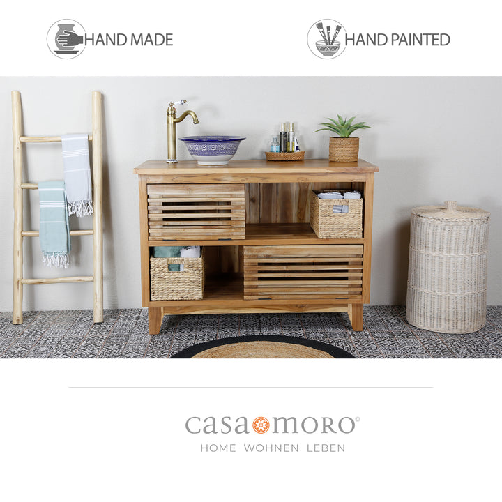 Keramik Aufsatzwaschbecken Rund