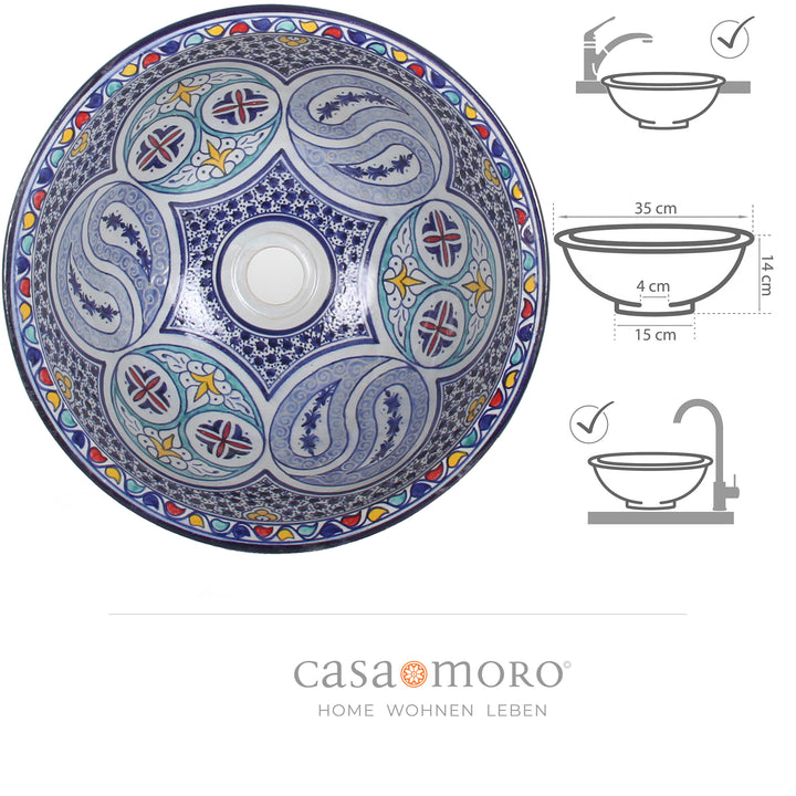 Marokkanisches Waschbecken