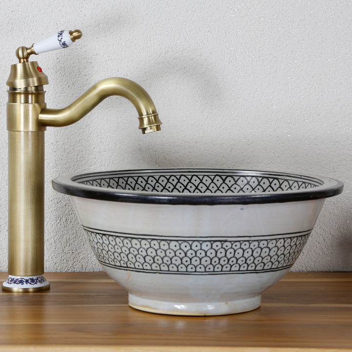 Keramik Waschbecken Schwarz