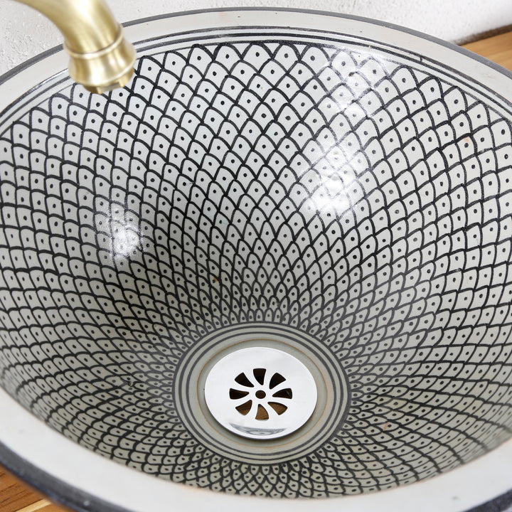 Keramik Waschbecken Schwarz