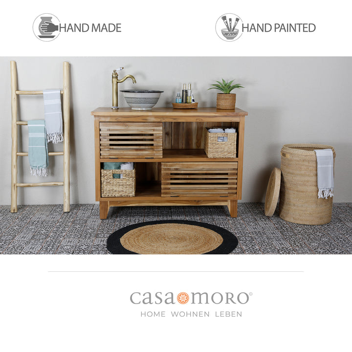 Keramik Waschbecken Schwarz