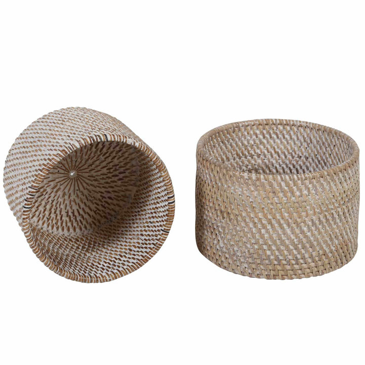 Besteckkorb Lilia White washed