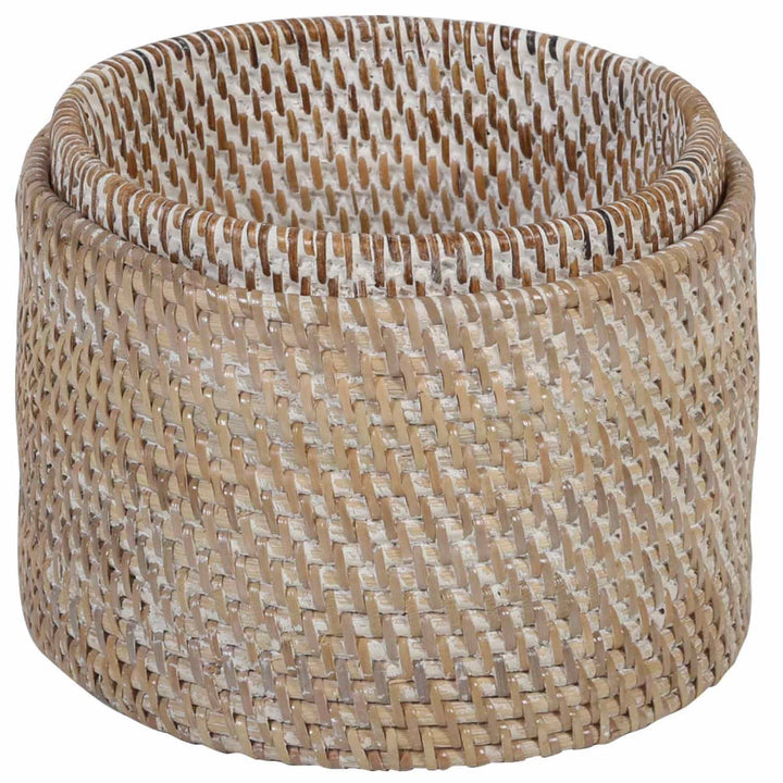 Besteckkorb Lilia White washed