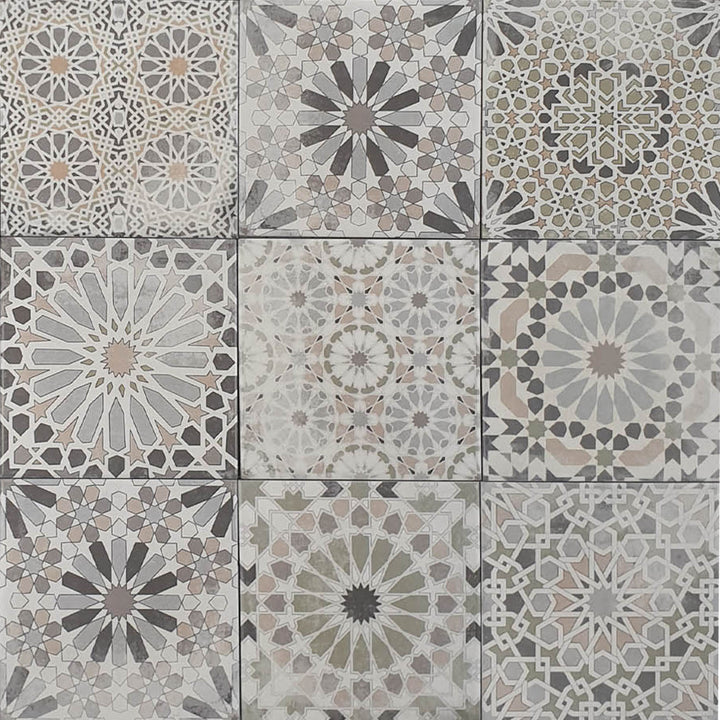 Marokkanische Patchwork Fliesen Arabesque