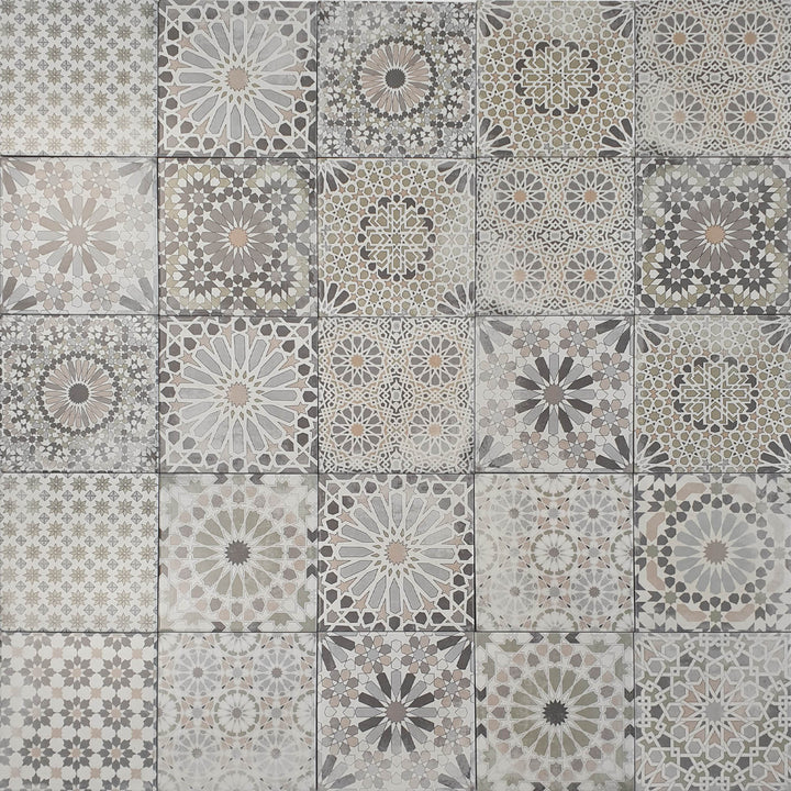 Marokkanische Patchwork Fliesen Arabesque