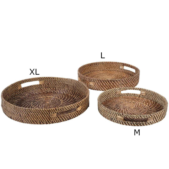 Rattan Tablett Bea rund