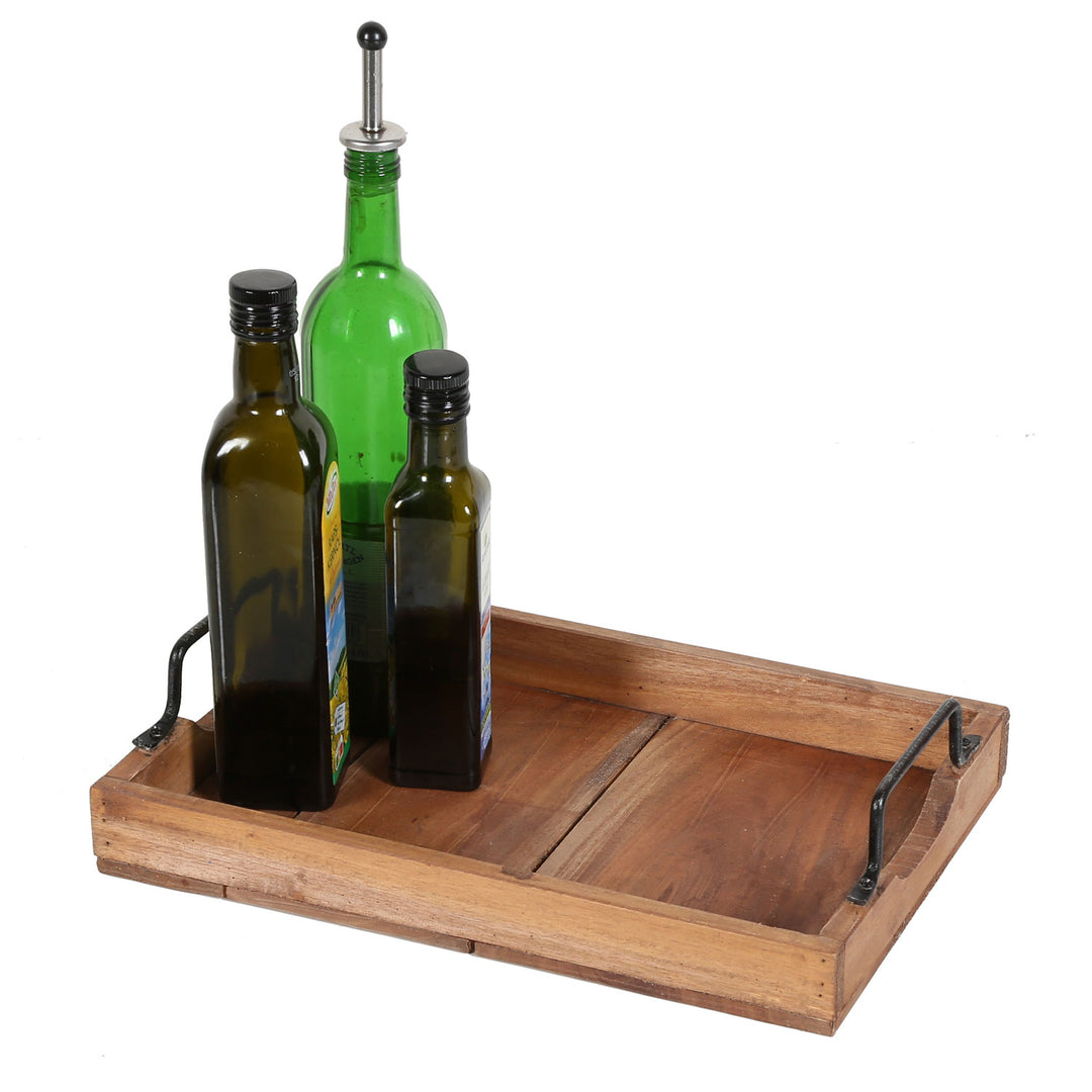 Teakholz Tablett Gloria 3er Set