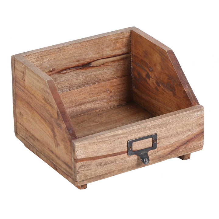 Schreibtisch Organizer – Teakholz