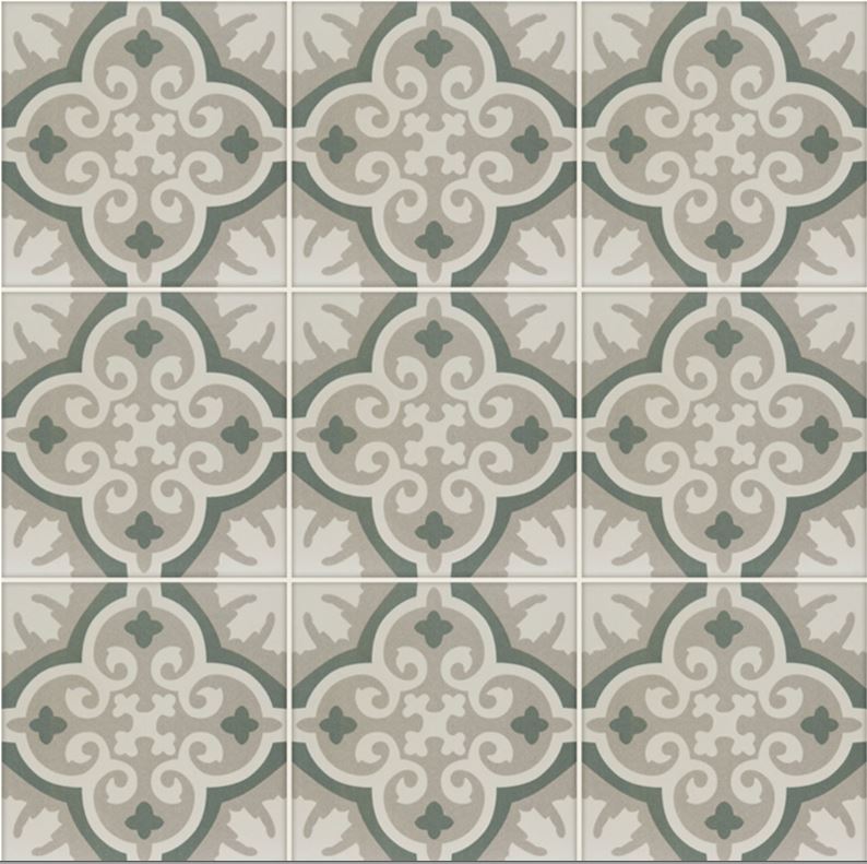 Marokkanische Fliesen 20x20 cm – Zement-Optik für Wand und Boden