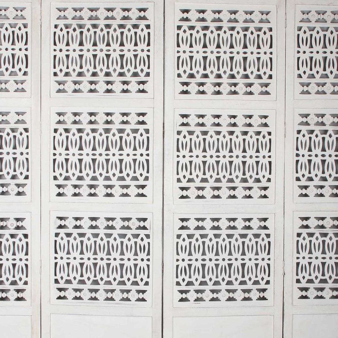 Indischer Holz Paravent Eyad