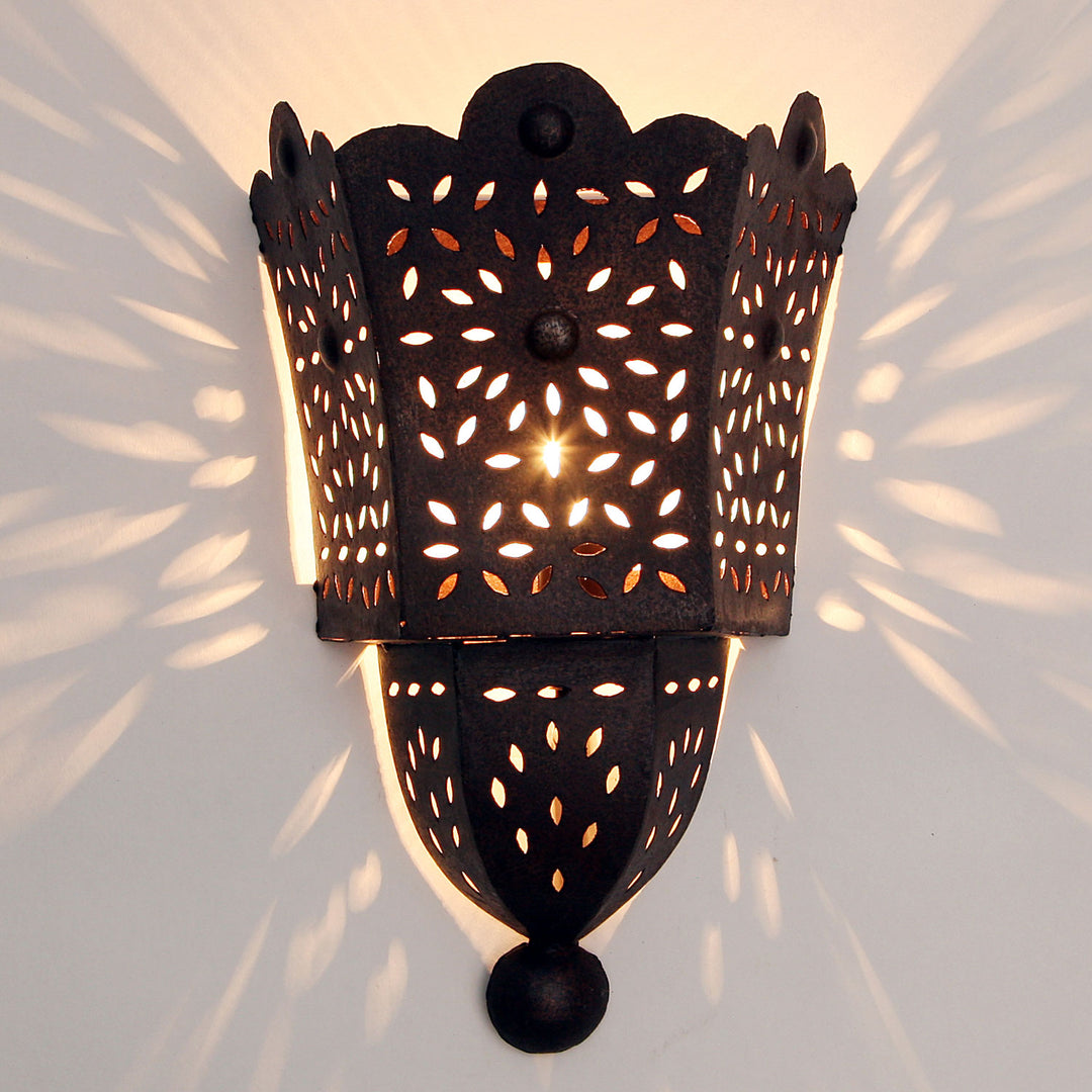Orientalische Eisen Wandleuchte EWL 34