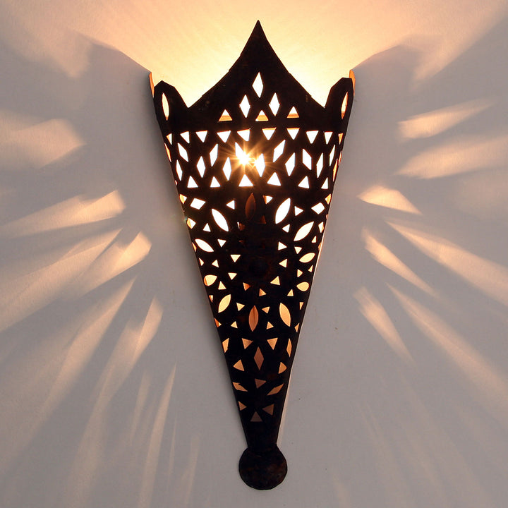 Orientalische Eisen Wandleuchte EWL35