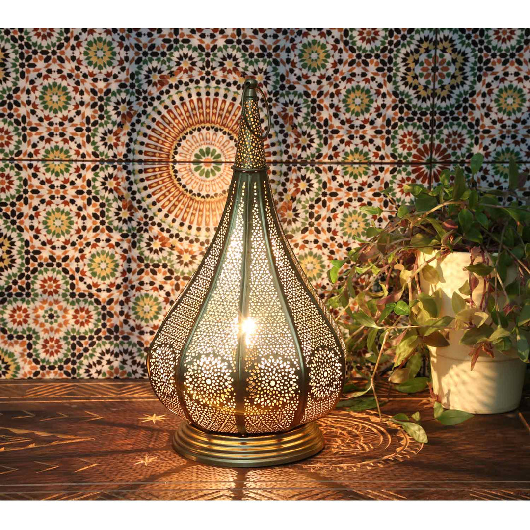 Orientalische Lampe Monza Gold