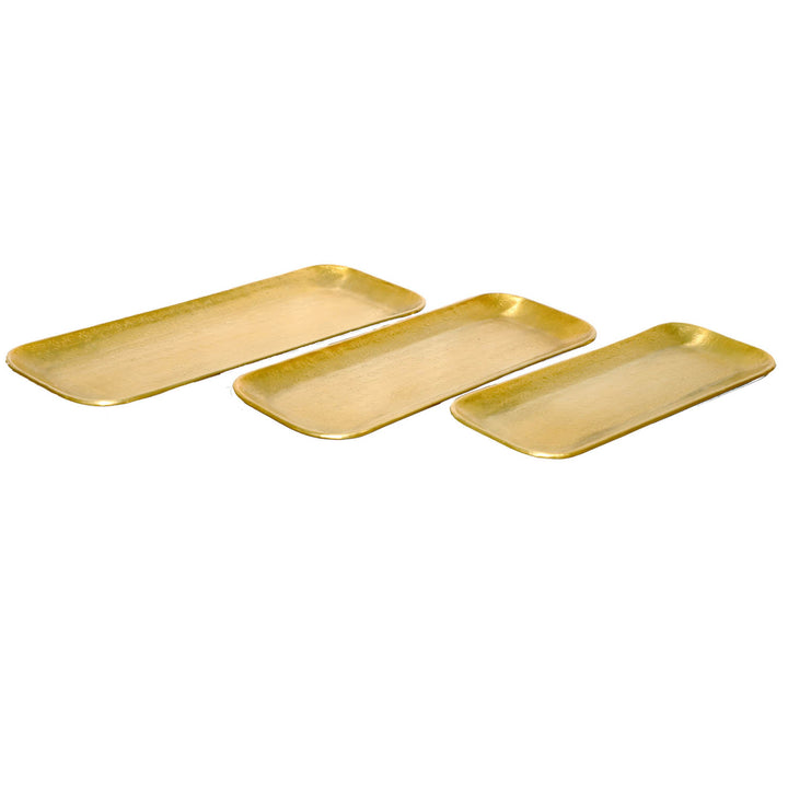Orientalisches Tablett Valomi 3er Set Gold