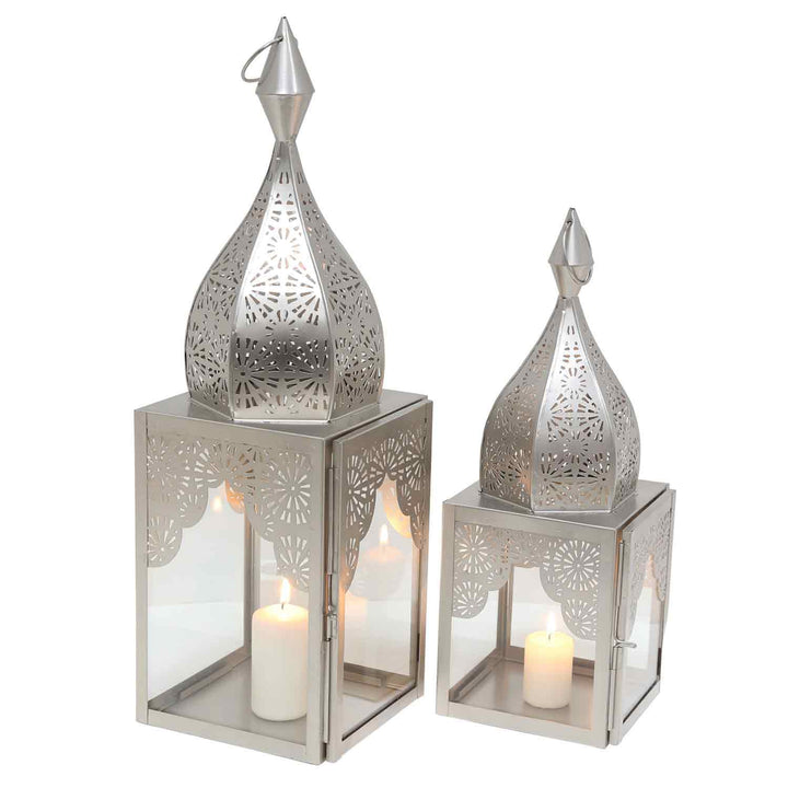 Orientalisches Windlicht Modena Silber L&M