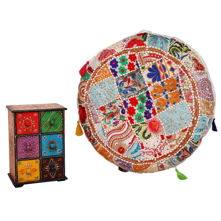 Patchwork Yogakissen Lali Mittel